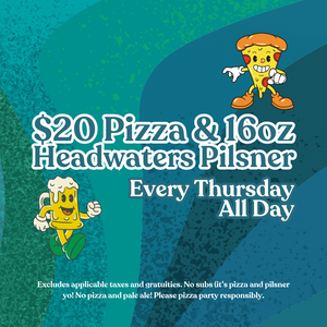 Thursday Pilsner & Pizza Party