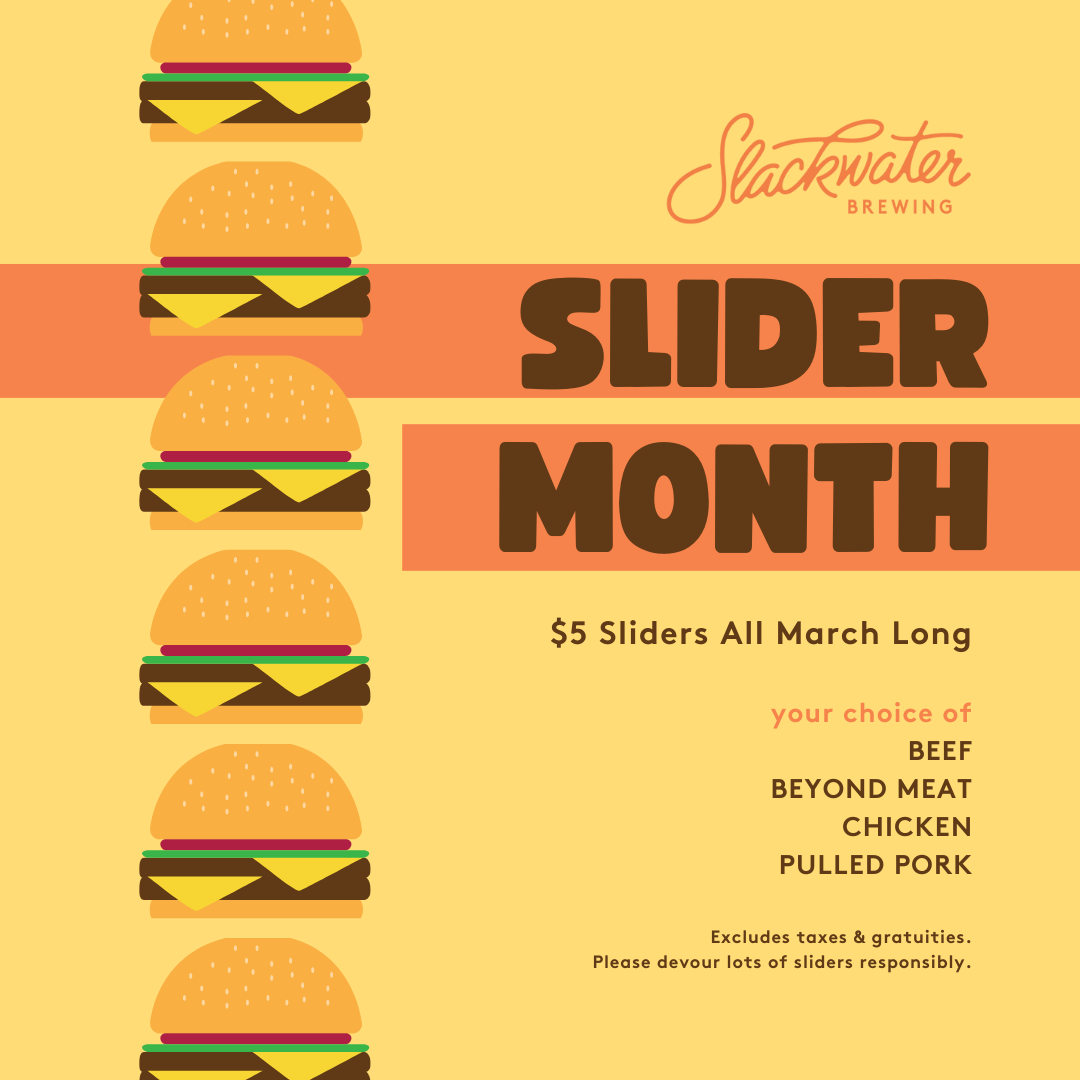 $5 Sliders All March!